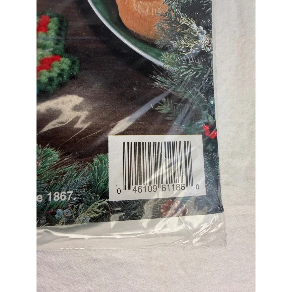 Bucilla Snowman Coasters Plastic Canvas Kit Vintage 1995 Christmas‎ Set 61186